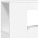 Tăblie de pat cu LED, alb, 120x18,5x103,5 cm, lemn - WALTI WALTI