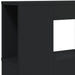 Tăblie de pat cu LED, negru, 160x18,5x103,5 cm, lemn - WALTI WALTI