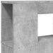Tăblie de pat cu LED, gri beton, 160x18,5x103,5 cm, lemn - WALTI WALTI