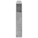 Tăblie de pat cu LED, gri beton, 200x18,5x103,5 cm, lemn - WALTI WALTI