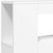 Tăblie de pat cu LED, alb, 220x18,5x103,5 cm, lemn - WALTI WALTI
