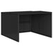 Garaj pentru mașina de tuns iarba negru 86x90x52/57cm poliratan - WALTI WALTI