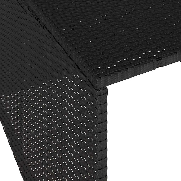 Garaj pentru mașina de tuns iarba negru 86x90x52/57cm poliratan - WALTI WALTI