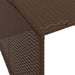 Garaj pentru mașina de tuns iarba maro 86x90x52/57 cm poliratan - WALTI WALTI