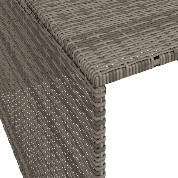 Garaj pentru mașina de tuns iarba, gri 86x90x52/57 cm poliratan - WALTI WALTI