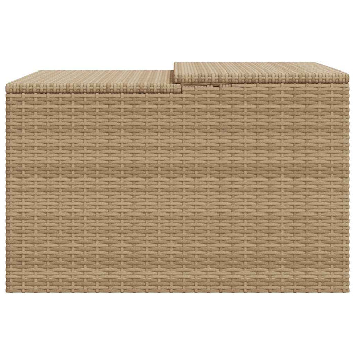 Garaj pentru mașina de tuns iarba, bej 86x90x52/57 cm poliratan - WALTI WALTI
