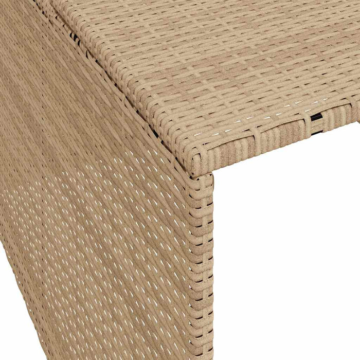 Garaj pentru mașina de tuns iarba, bej 86x90x52/57 cm poliratan - WALTI WALTI