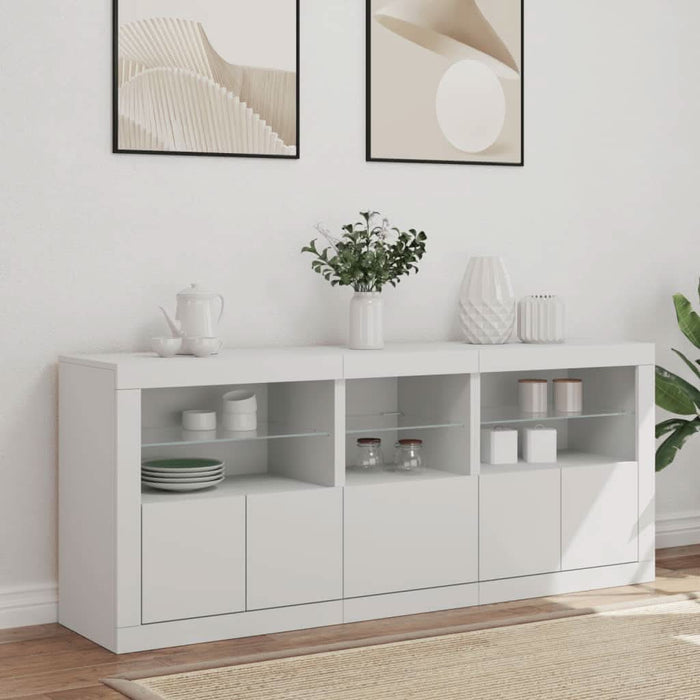 Dulap cu lumini LED, alb, 162x37x67 cm - WALTI WALTI