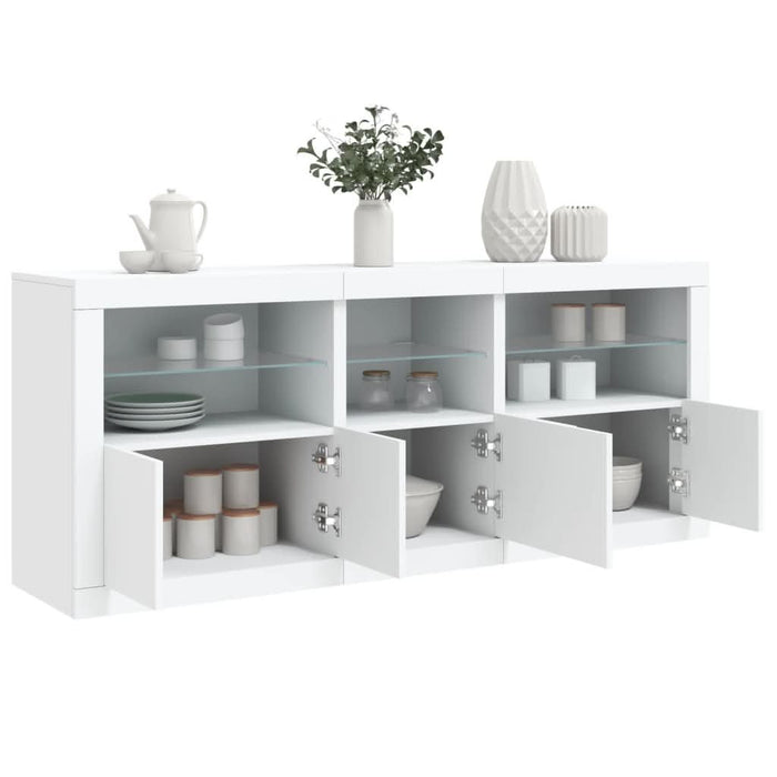 Dulap cu lumini LED, alb, 162x37x67 cm - WALTI WALTI