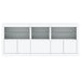 Dulap cu lumini LED, alb, 162x37x67 cm - WALTI WALTI