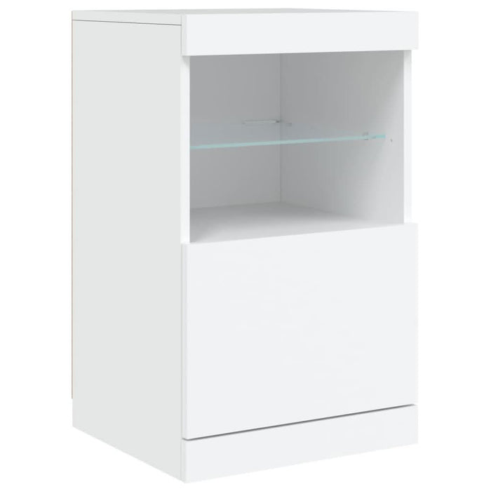 Dulap cu lumini LED, alb, 162x37x67 cm - WALTI WALTI