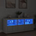 Dulap cu lumini LED, alb, 162x37x67 cm - WALTI WALTI