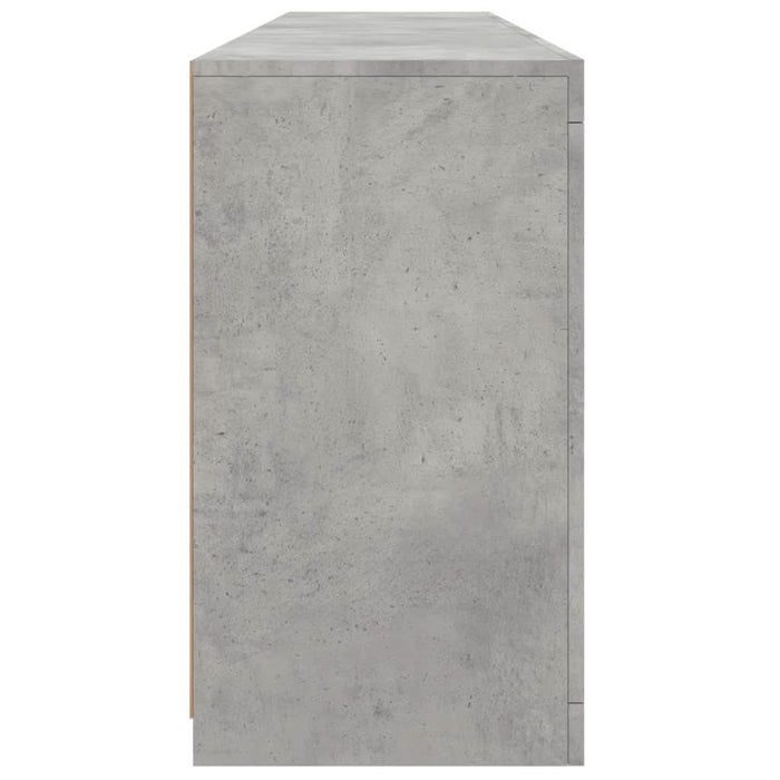 Dulap cu lumini LED, gri beton, 162x37x67 cm - WALTI WALTI