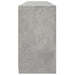 Dulap cu lumini LED, gri beton, 162x37x67 cm - WALTI WALTI
