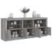 Dulap cu lumini LED, gri sonoma, 162x37x67 cm - WALTI WALTI