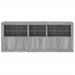 Dulap cu lumini LED, gri sonoma, 162x37x67 cm - WALTI WALTI
