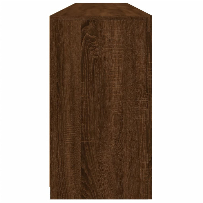 Dulap cu lumini LED, stejar maro, 162x37x67 cm WALTI