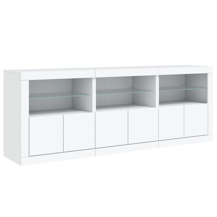 Dulap cu lumini LED, alb, 181,5x37x67 cm - WALTI WALTI