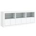 Dulap cu lumini LED, alb, 181,5x37x67 cm - WALTI WALTI