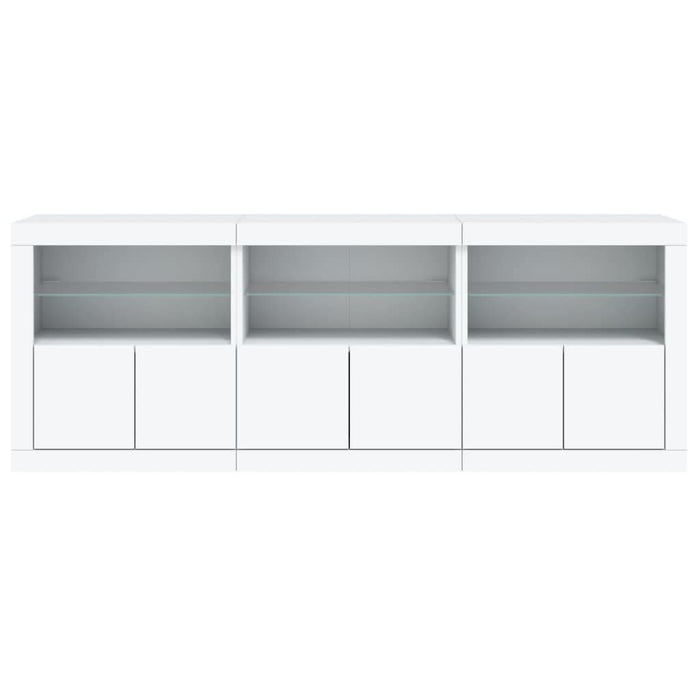 Dulap cu lumini LED, alb, 181,5x37x67 cm - WALTI WALTI