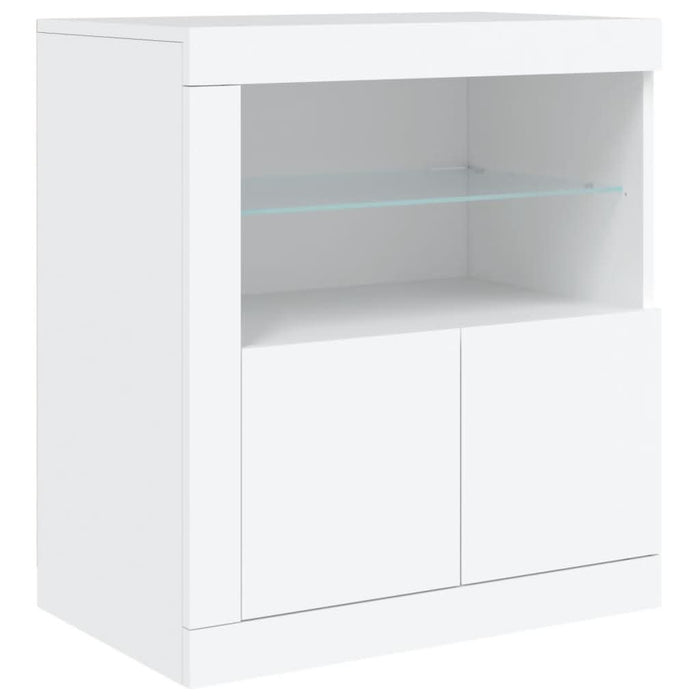 Dulap cu lumini LED, alb, 181,5x37x67 cm - WALTI WALTI
