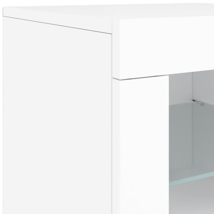 Dulap cu lumini LED, alb, 181,5x37x67 cm - WALTI WALTI