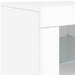 Dulap cu lumini LED, alb, 181,5x37x67 cm - WALTI WALTI