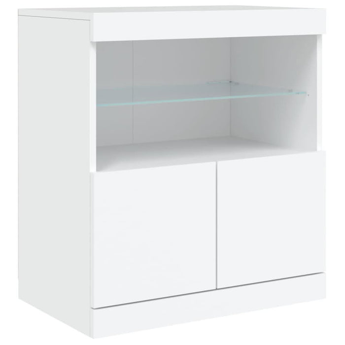 Dulap cu lumini LED, alb, 181,5x37x67 cm - WALTI WALTI