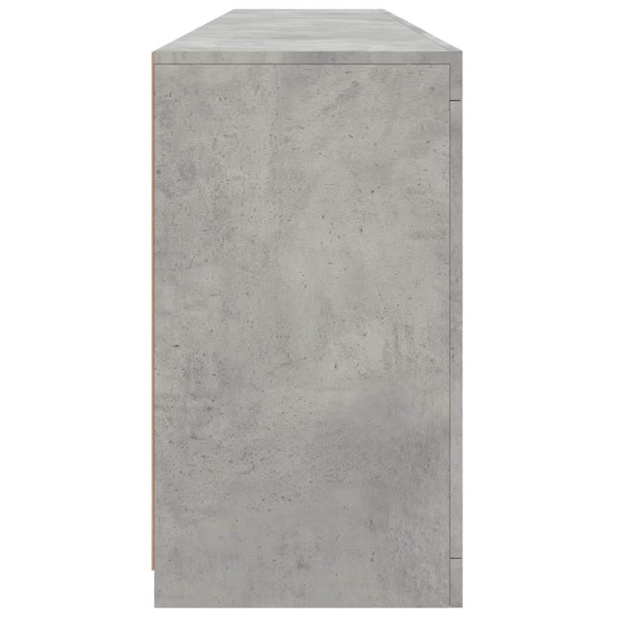 Dulap cu lumini LED, gri beton, 181,5x37x67 cm - WALTI WALTI