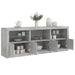 Dulap cu lumini LED, gri beton, 181,5x37x67 cm - WALTI WALTI
