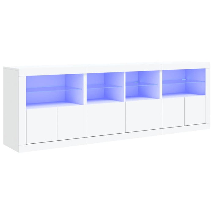 Dulap cu lumini LED, alb, 202x37x67 cm - WALTI WALTI