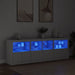 Dulap cu lumini LED, alb, 202x37x67 cm - WALTI WALTI