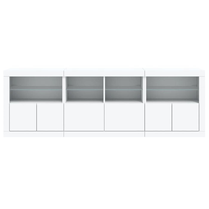 Dulap cu lumini LED, alb, 202x37x67 cm - WALTI WALTI