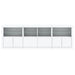 Dulap cu lumini LED, alb, 202x37x67 cm - WALTI WALTI