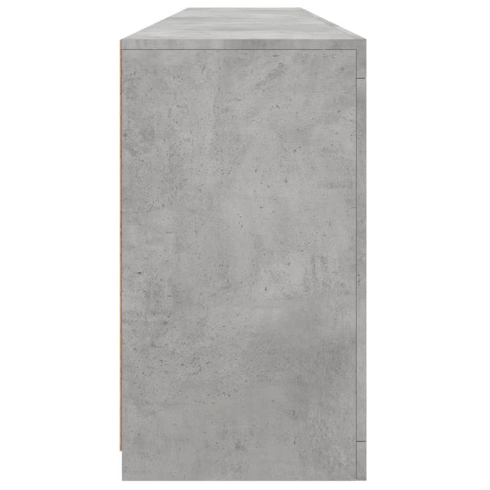 Dulap cu lumini LED, gri beton, 202x37x67 cm - WALTI WALTI