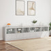 Dulap cu lumini LED, alb, 283x37x67 cm - WALTI WALTI