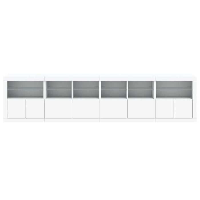 Dulap cu lumini LED, alb, 283x37x67 cm - WALTI WALTI