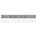 Dulap cu lumini LED, alb, 283x37x67 cm - WALTI WALTI