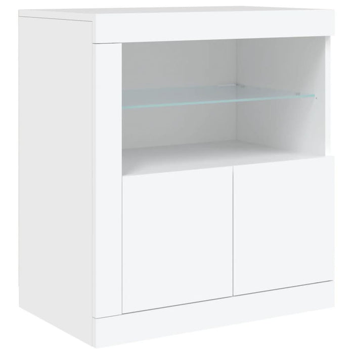Dulap cu lumini LED, alb, 283x37x67 cm - WALTI WALTI