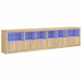 Dulap cu lumini LED, stejar sonoma, 283x37x67 cm - WALTI WALTI