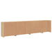 Dulap cu lumini LED, stejar sonoma, 283x37x67 cm - WALTI WALTI