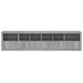 Dulap cu lumini LED, gri sonoma, 283x37x67 cm - WALTI WALTI