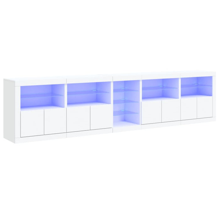 Dulap cu lumini LED, alb, 283x37x67 cm - WALTI WALTI