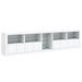Dulap cu lumini LED, alb, 283x37x67 cm - WALTI WALTI