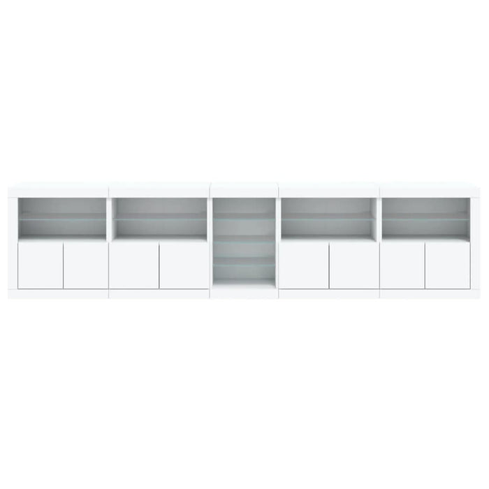 Dulap cu lumini LED, alb, 283x37x67 cm - WALTI WALTI