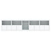 Dulap cu lumini LED, alb, 283x37x67 cm - WALTI WALTI