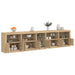 Dulap cu lumini LED, stejar sonoma, 283x37x67 cm - WALTI WALTI