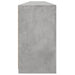 Dulap cu lumini LED, gri beton, 283x37x67 cm - WALTI WALTI