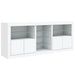 Servantă cu lumini LED, alb, 162x37x67 cm - WALTI WALTI