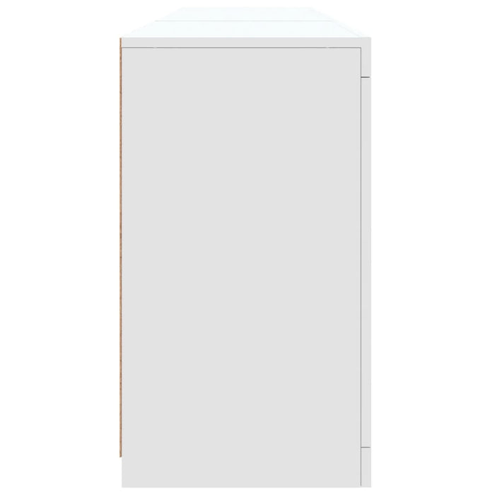 Servantă cu lumini LED, alb, 162x37x67 cm - WALTI WALTI